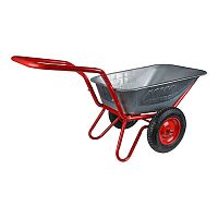 Тачка строит. 2-колесная 110л/250кг усиленная, пневмо колеса PR14,3,50х8, ТС-6220 PROFI MAWIPRO