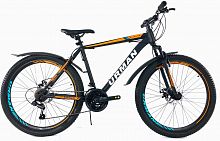 Велосипед 26" URMAN 19В221-26 (19")  Classic чёрно-жёлтый, диск