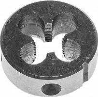 Плашка метрическая ЗУБР "МАСТЕР", мелкий шаг, М10х1,25  4-28022-10-1.25