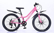 Велосипед 24" STANT MD450 12", 6 ск, розовый, АЛЮМИНИЙ