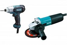 Набор инструментов DK 0169 (УШМ Makita TD 0101. шуруповерт Makita 9555 HN)