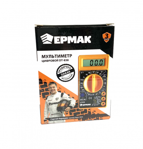 Мультиметр цифровой Ермак  DT-838 660678 фото 3
