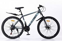 Велосипед 27,5" STANT MD7000 18", 21 ск, серый/синий