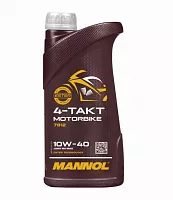 Масло моторное MANNOL 10W-40 4-х тактн,синтетическое 1 л (7812)