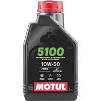 Масло моторное 1л. MOTUL 5100 10W-50 полусинтетическое