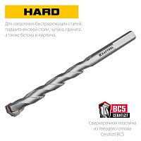 Сверло специальное  по твёрдым материалам, 6х100мм, KRAFTOLL HARD  29177-100-6