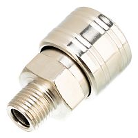 Муфта универсальная быстросъемная ("мама"), внешняя резьба 1/4", 2 шт. Stels 57051