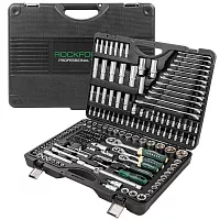 Набор инструментов RockForce 216 предметов ,1/2-1/4-3/8 DR с 6-ти гранными головками.RF-38841