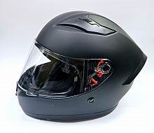 Мотошлем Yema YM-829 размер S, черный матовый (прозрачный визор)
