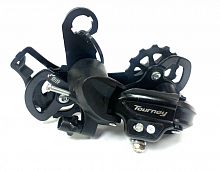 Переключатель скоростей задний (болт), аналог  Shimano TY300, чёрный,бренд S