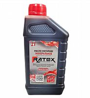 Масло моторное RATEX 2-х тактное минеральное 2T API TB (1л)