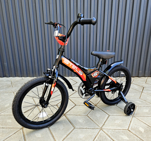 Велосипед 16" Стелс Jet (9") черный Велосипед 16" Стелс Jet (9") черный