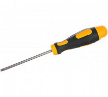 Отвертка  KRAFTOOL, двухкомпон. противоск. рукоятка, TORX Hole №25х100мм  250077-25-100