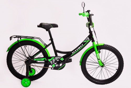 Велосипед 18" STANT Nortus, черный/зеленый Велосипед 18" STANT Nortus, черный/зеленый