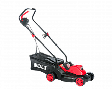 Газонокосилка электрическая,BRAIT BR32-1200 (1200Вт, травосб. 30л,шир. скаш. 320мм,выс 27/45/62)