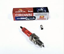 Свеча зажигания для мопедов и скутеров  "CROWN" А7ТС  (аналог NGK C7HSA)
