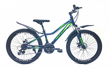 Велосипед 24" STANT MD400 12",21 ск,синий/зеленый