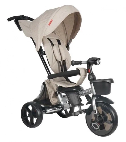 Велосипед трехколёсный Ricco beige, бежевый Велосипед трехколёсный Ricco beige, бежевый