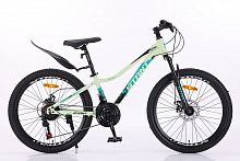 Велосипед 24" STANT MD4100 12", 21 ск, зеленый/синий