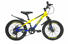 Велосипед 20" STANT MD2500 10",7 ск,желтый АЛЮМИНИЙ
