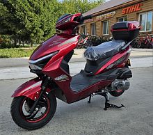 Скутер JILANG M12 125 (49cc) красно-черный