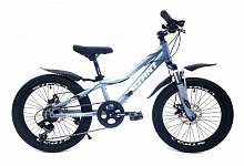 Велосипед 20" STANT MD200 10",6 ск, серый