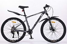 Велосипед 27,5" STANT MD780 18", 9 ск, серый/черный, АЛЮМИНИЙ