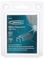 Скобы GROSS №10 тип 53 (усиленные) 41710
