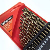Набор сверел по металлу кобальтовые 1,5-6,5мм 13 шт, HSS-Co, RedVerg (500561)