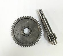 Вал и шестерня для мотоблока Huter МК-7800PL 80/1