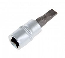 Головка с битой вставкой SL4 квадрат 1/4" STELS