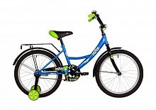 Велосипед 20" Novatrack Vector тормоз нож, крылья и багажник, синий