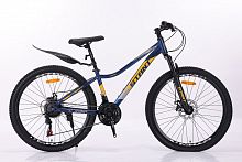 Велосипед 26" STANT MD6100 14", 21 ск, синий/желтый