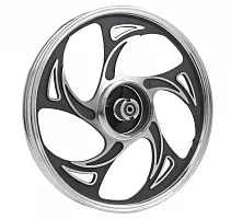 Обод 17" передний ,для мопеда 1,2х17" (под ось 10мм), пять лучей Riva SX/CX 