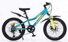 Велосипед 20" STANT MD200 10",6 ск, синий\зеленый