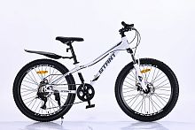 Велосипед 24" STANT MD415 12",6 ск,белый/серый
