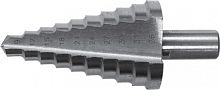 Сверло ступенчатое HSS (P6M5) по металлу, 4-20мм, 9 ступеней, FIT 36395