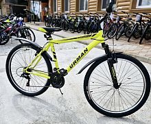 Велосипед 26" URMAN Т19В219-26 (19")  CORVOUS жёлтый