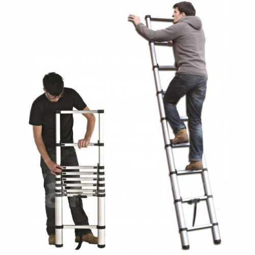 Лестница-трансфомер телескопическая, 3,2м, алюминиевая UPU Ladder UP320D фото 2 Лестница-трансфомер телескопическая, 3,2м, алюминиевая UPU Ladder UP320D фото 2
