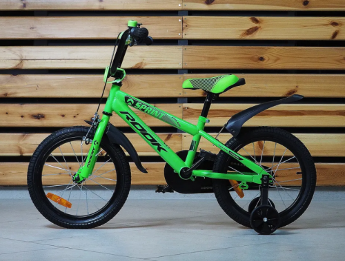 Велосипед 18" ROOK  Sprint, цвет зеленый KSS180GN фото 2