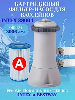Фильтр-насос для бассейна 2006 INTEX, 2000м 3/ч, 