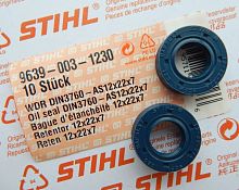 Сальник коленвала для бензотриммера 2шт STIHL FS 38-55 12х22х7 оригинал