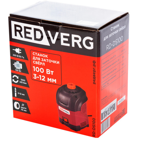 Станок для заточки сверел REDVERG RD-DS100 фото 4 Станок для заточки сверел REDVERG RD-DS100 фото 4