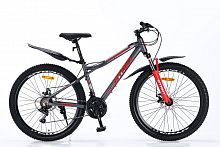 Велосипед 26" STANT MD610 16",21 ск, серый\красный АЛЮМИНИЙ